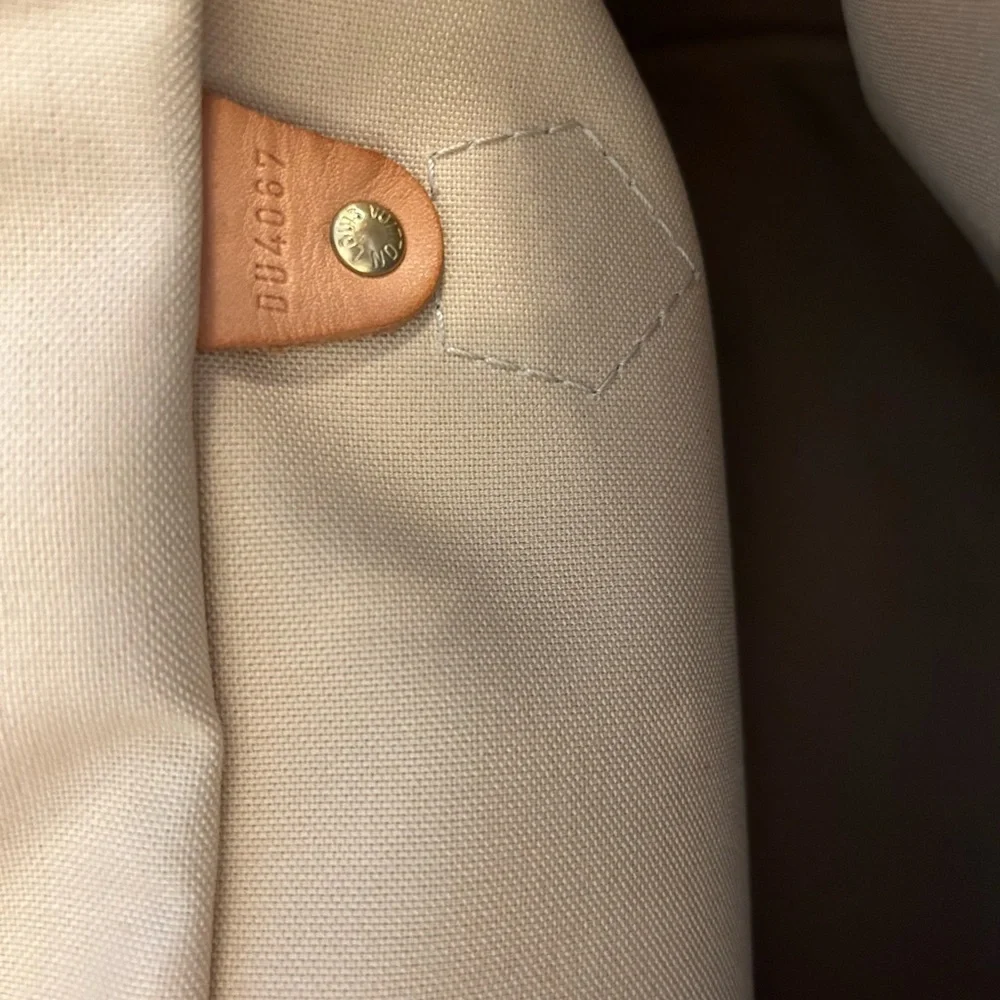 Louis Vuitton speedy. Grey and white checked. - Picture 3 of 5